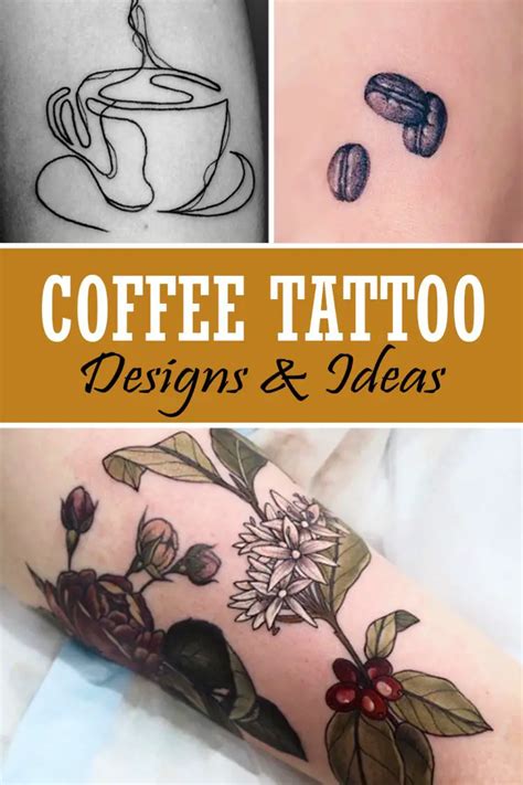 33 Coffee Tattoo Designs Ideas Best Coffee Tattoos