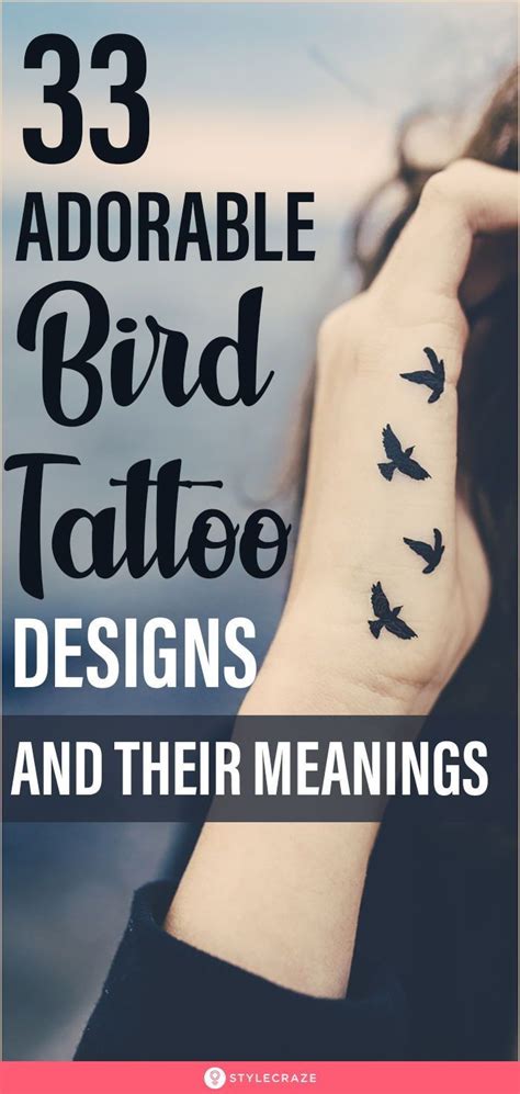 33 Impressive Bird Tattoo Designs That You Can Try In 2023 Artofit