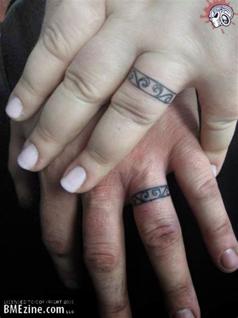 34 Wedding Finger Tattoos