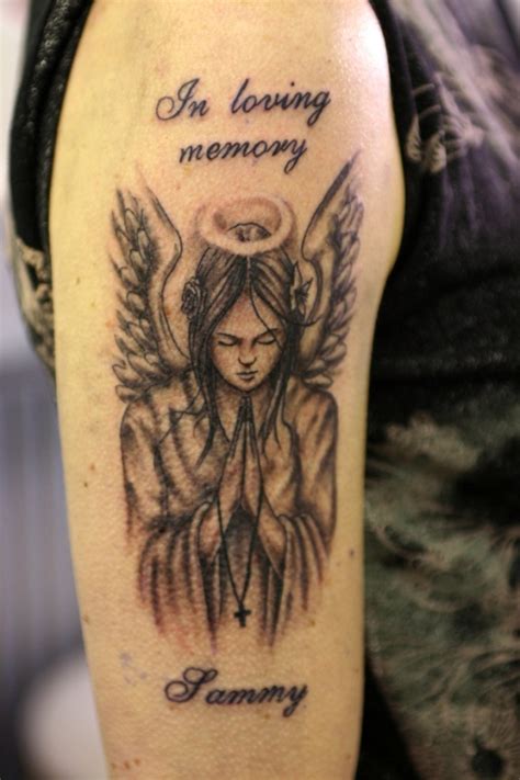 35 Beautiful Angel Tattoos Ideas