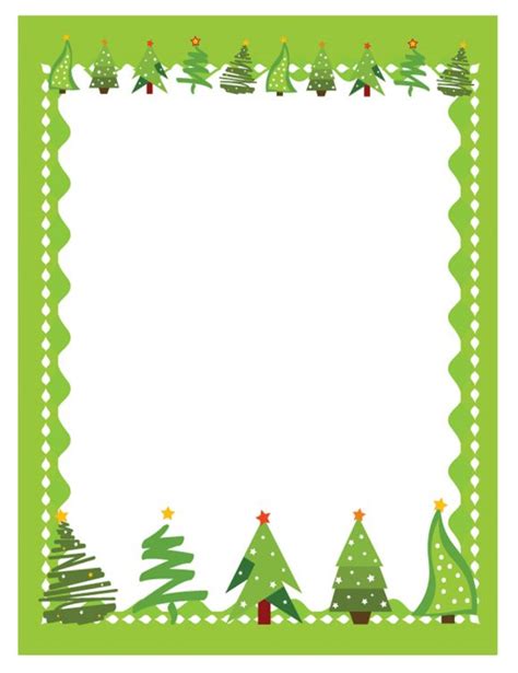 35 Free Christmas Borders And Frames Printabletemplates