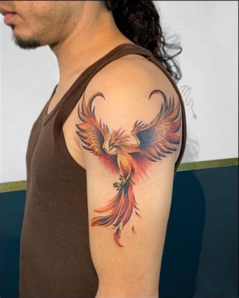 35 Stunning Phoenix Tattoo Chest Arm Ideas