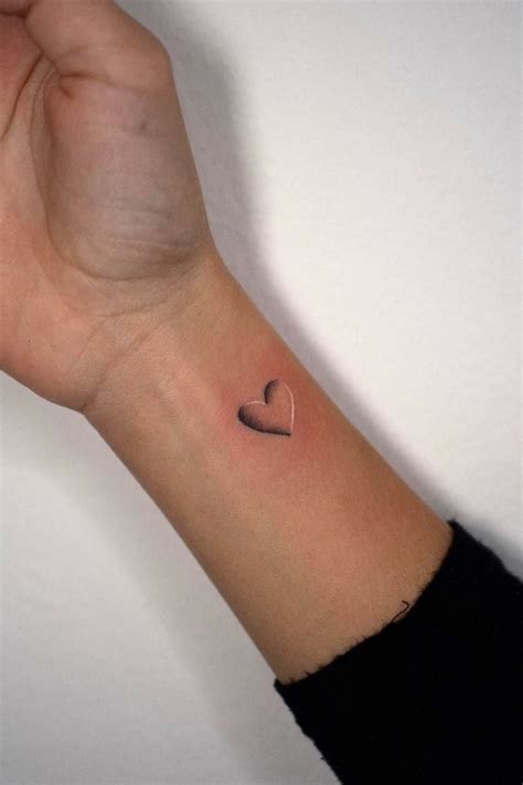 35 Stunning Small Heart Tattoo Ideas Small Heart Tattoos White Heart