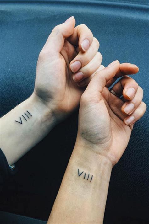 36 Exquisite Roman Numeral Tattoo Designs Tattooblend