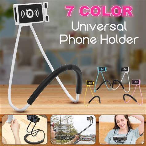 360 Rotation Flexible Long Arms Support Phone Holder Neck Snake Like