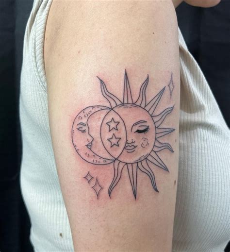 37 Best Ideas For Coloring Sun Moon Stars Tattoos