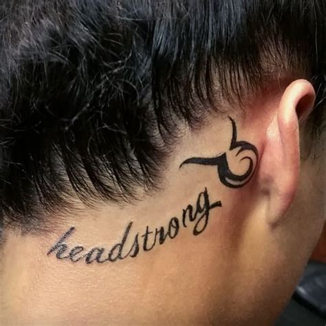 38 Popular Hairline Tattoo Ideas To Get Inked In Style