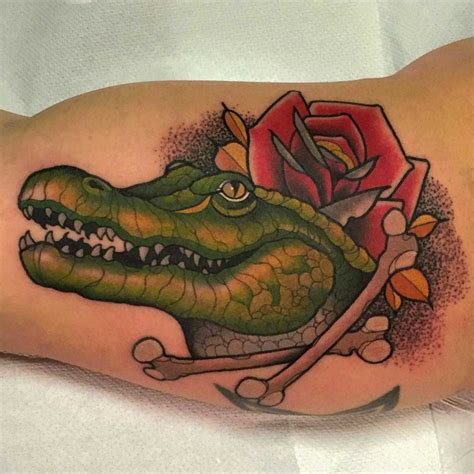 39 Alligator Tattoos And Their Powerful Meanings Tattooswin