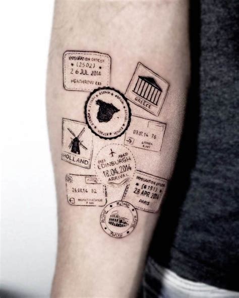 39 Travel Tattoos For Adventurers Our Mindful Life