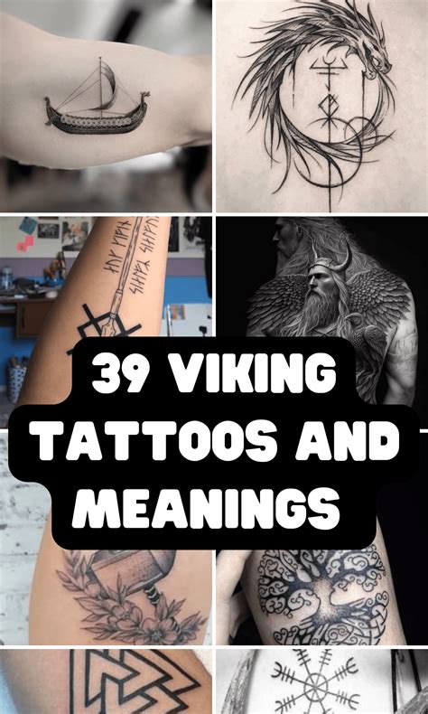 39 Viking Symbol Tattoo Designs And Their Powerful Meanings On Your Journey Ancient Viking