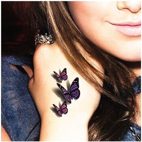 3D Butterfly Tattoos In Fun Unique Gifts For Nature Lovers