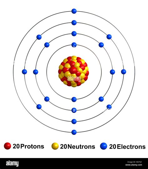 3D Calcium Atomic Structure