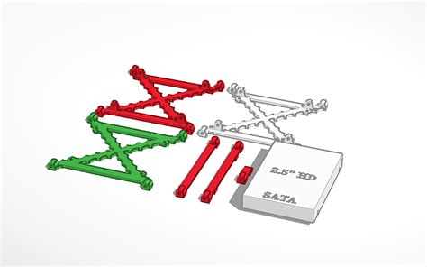 3D Design 2 5 To 3 5 Bay Adapter Tinkercad