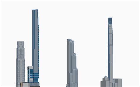 3D Design Central Park Tower Tinkercad