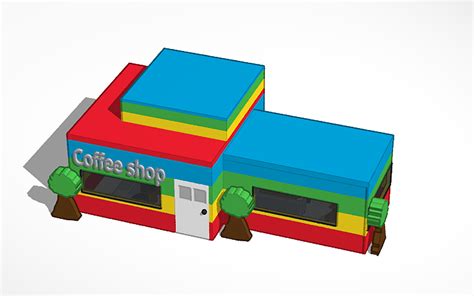 3D Design Coffee Shop Tinkercad