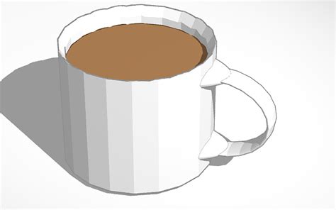 3D Design Cup Of Coffee Tinkercad