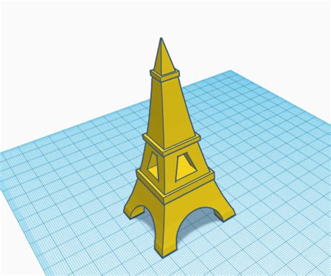 3D Design Eiffel Tower Tinkercad