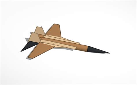 3D Design Fighter Jet Tinkercad