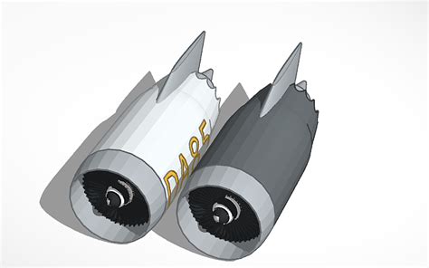 3D Design Jet Engine Tinkercad