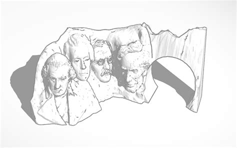 3D Design Mount Rushmore Must Print Kai Deshincoe Tinkercad