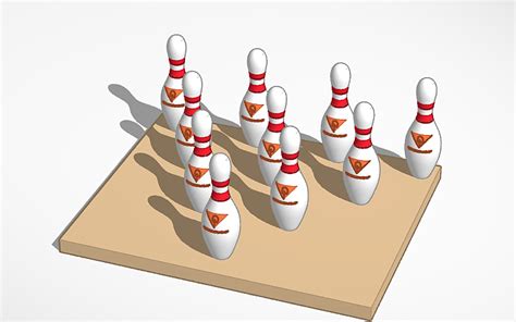 3D Design Scale Accurate Amf Bowling Pins Tinkercad