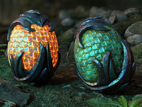 3D Model Dragon Egg 05 Cgtrader