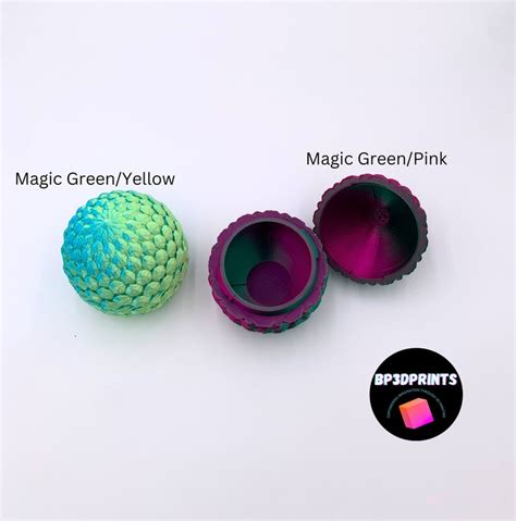 3D Print Dragon Egg Custom Color Gift Bookshelf D Cor Etsy