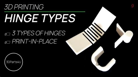 5 Types of 3D Printed Hinges