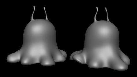 3D Printable Futurama Brain Slug And Neptunian Slug 3D Model 3D