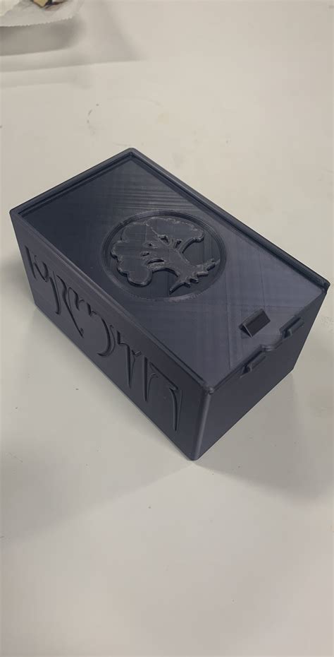 3D Printable Mtg Deck Box With Dice Storage By Raleigh Shade Mtg Decks Deck Box Magic Card Game