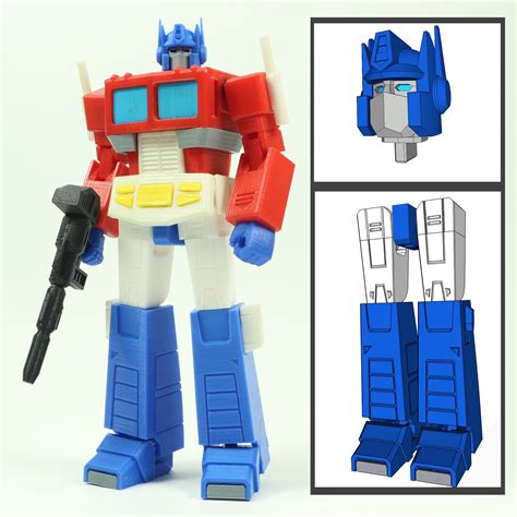 Printable Optimus Prime Kit for 3D Enthusiasts