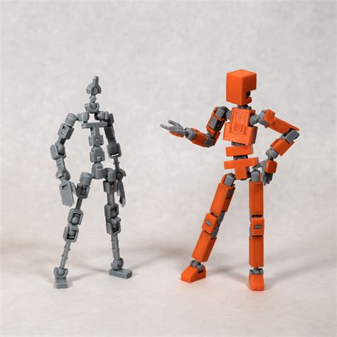 3D Printable Poseable Robot Figure