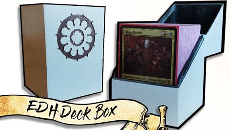 3D Printed Commander Deck Box For Magic The Gathering Youtube