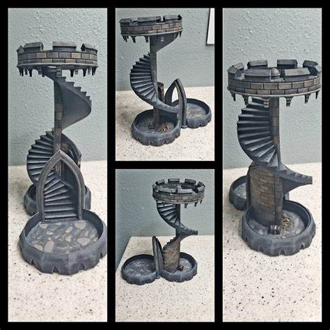 3D Printed Dice Tower