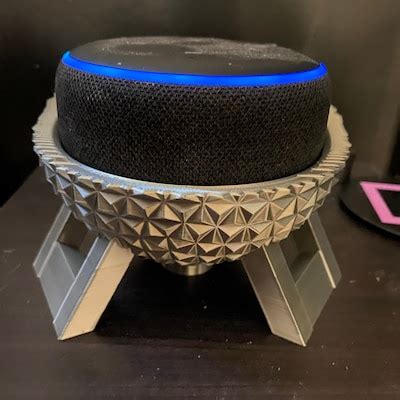 3D Printed Epcot Ball Controlled by Alexa