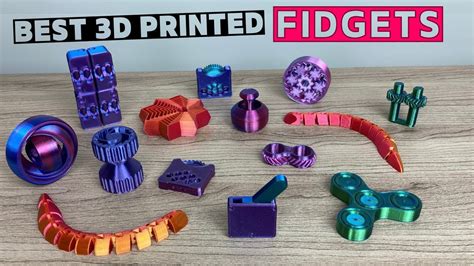 3D Printed Fidget Toys for Anxiety Relief