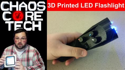 3D Printed Led Flashlight Youtube