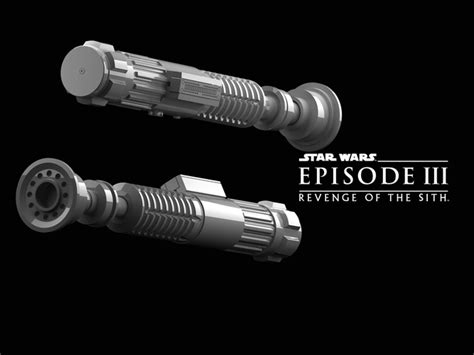 3D Printed Obi Wan Kenobi Lightsaber Revenge Of The Sith By