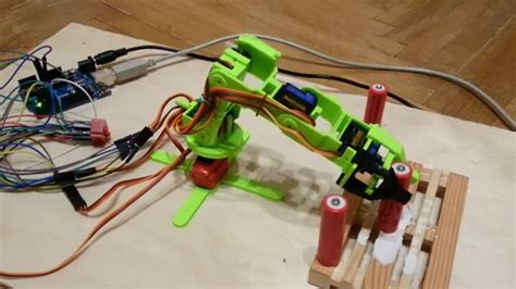 3D Printed Robotic Servo Arm Youtube