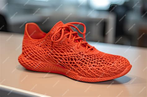 3D Printed Shoe Customizable Sneakers Made Of Thermoplastic Elastomer Material Design 3D