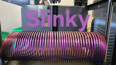 3D Printed Slinky Youtube