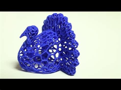 3D Printed Turkey For Thanksgiving Thingiverse Print Review Youtube