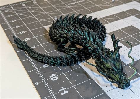 3D Printer Articulated Dragon Made With Ender 3 Cults