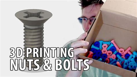 3D Printing Nuts Bolts Screws Using Fusion 360 And Mcmaster Carr