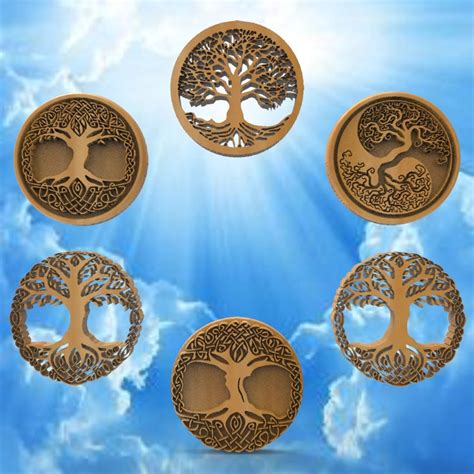 3D Stl Models 6 Trees Of Life Series D N J 1010 Tree Of Life Series Etsy