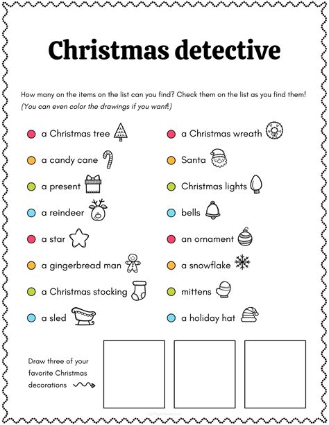 4 Printable Christmas Activities To Try With Your Kids Playful Notes