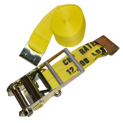 4 X 30 Ratchet Strap With Flat Hooks Shippers Supplies