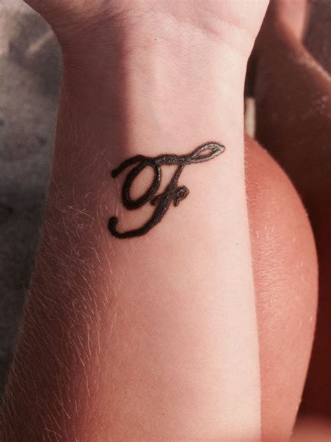 40 Amazing F Letter Tattoo Designs And Ideas Body Art Guru