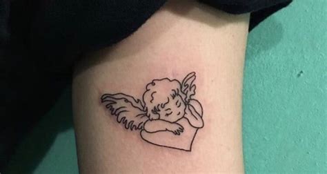 40 Beautiful Angel Tattoo Ideas Guardian Baby Angel Designs