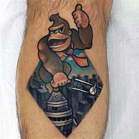 40 Classic Donkey Kong Tattoo Designs For Men 2024 Guide Tattoo Designs Men Nintendo Tattoo